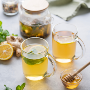 té antigripal y antiinflamatorio con miel