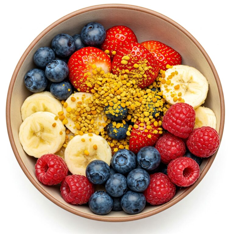 Batido Energético con Polen de Abeja y Frutas