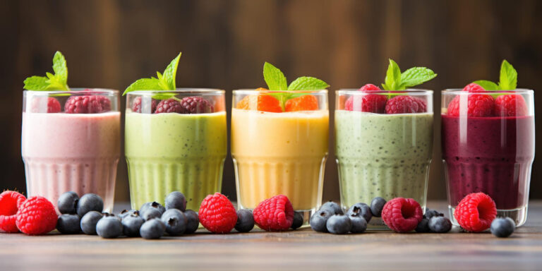Smoothies Energéticos con Polen de Abeja