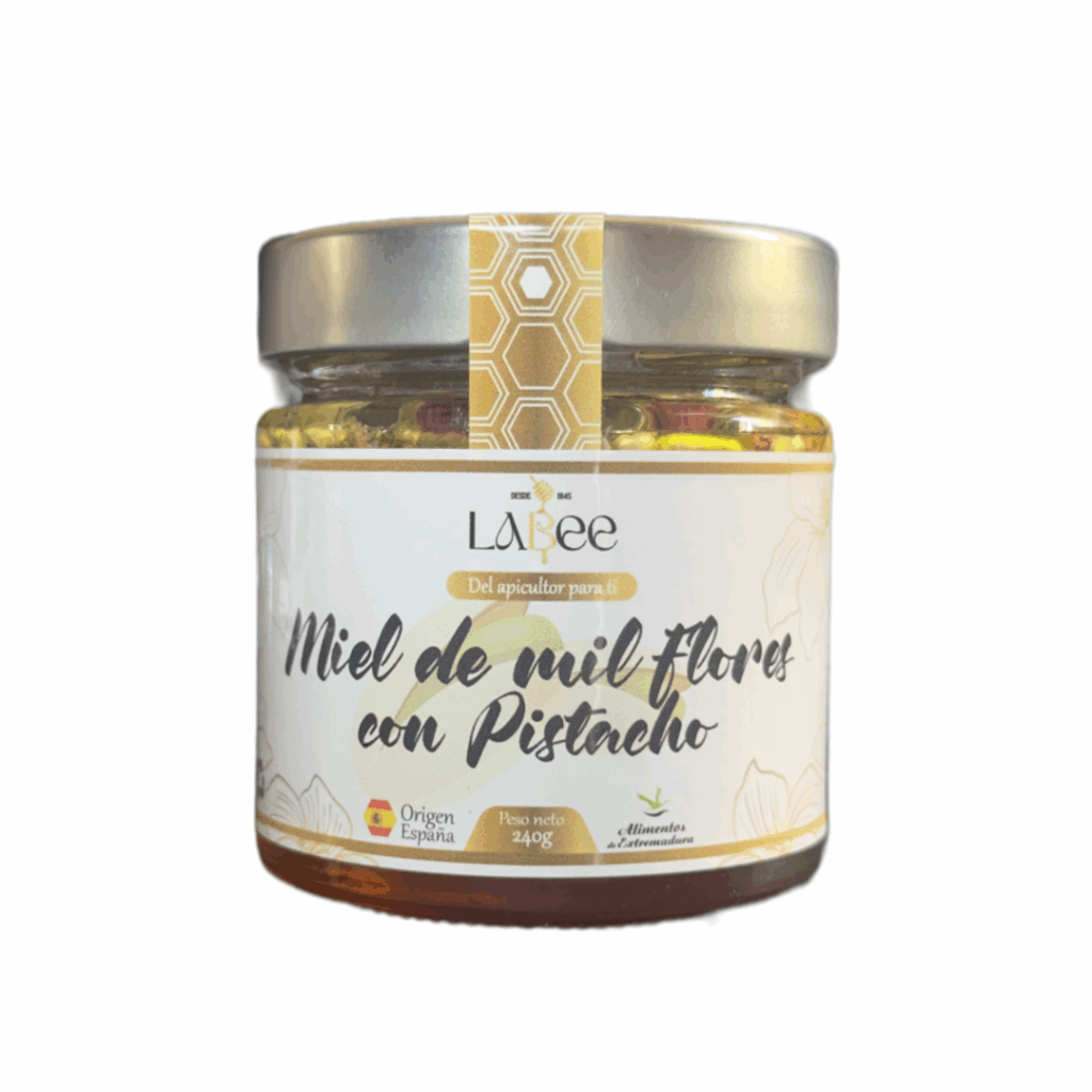 Miel de Mil Flores con Pistachos